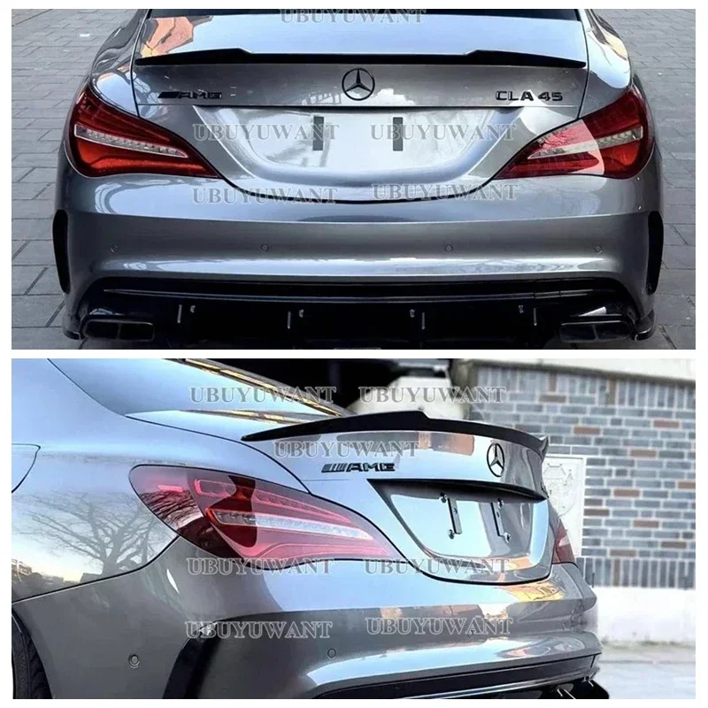 Hot Selling For Mercedes-Benz CLA W117 C117 CS Style Rear Spoiler Trunk Wing 2013-2019 Gloss Black /Carbon Look