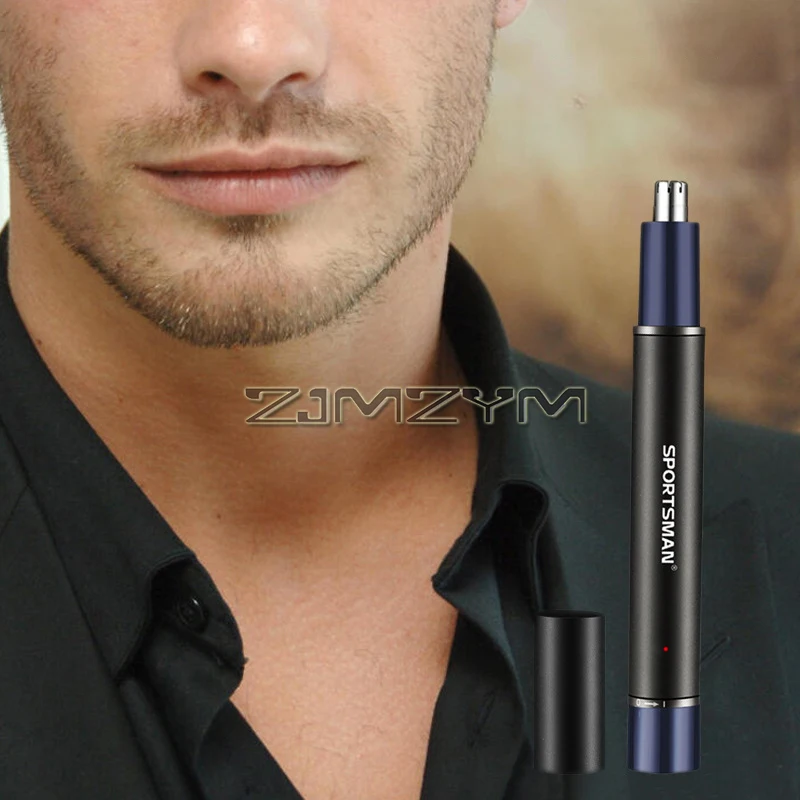 Trymer do włosów w nosie dla mężczyzn, bezbolesny trymer do włosów w nosie z akumulatorem USB, trymer do włosów w uszach i nosa dla mężczyzn, trymer do włosów na twarzy