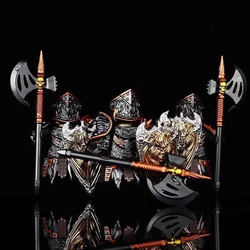 روح المعركة العسكرية في العصور الوسطى MOC، فارس هورتون، طاولة مستديرة فارس لانسلوت، تماثيل مكعبات البناء المجمعة للملك آرثر #1