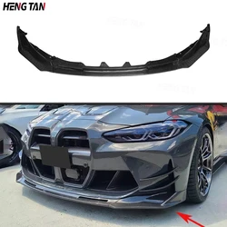 For BMW M3 G80 M4 G82 G83 2021+ Carbon Fiber Car Front Bumper Splitter Front Lip Chin Spoiler Diffuser V Style Upgrade Body Kit