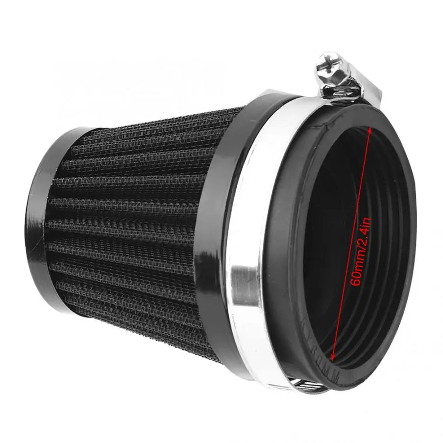 العالمي الأسود الفطر فلتر الهواء قرنة الأنظف صالح ل ATV الترابية دراجة رباعية سكوتر دراجة نارية 35 مللي متر/39 مللي متر/48 مللي متر/54 مللي متر/60 مللي متر