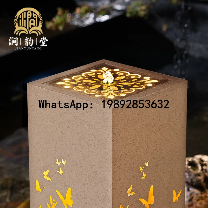 XL Outdoor Water Feature Circulating Water Landscape Decoration Courtyard Decoration Floor Fountain Water
