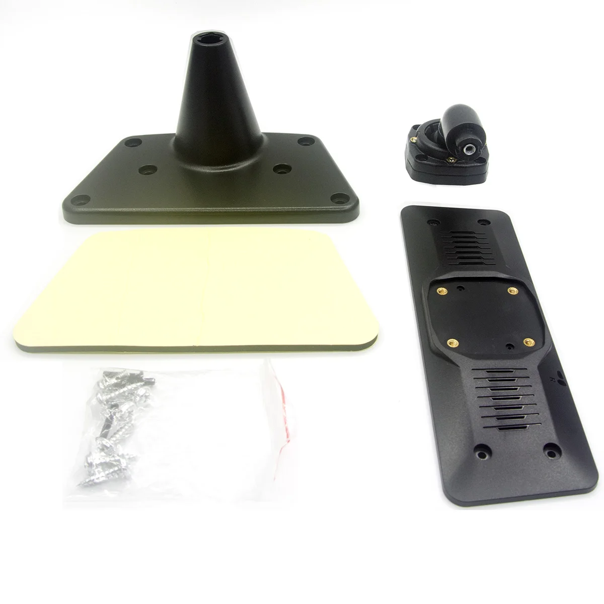 ANSHILONG Mirror Dash Cam Mount Arm with Back plate panel for Car DVR Instead of Strap