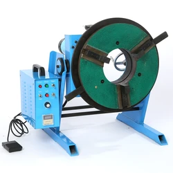 HD-200 Welding Positioner 200KG Rotary Welding Table With WP400 Chuck Center Holes 140mm