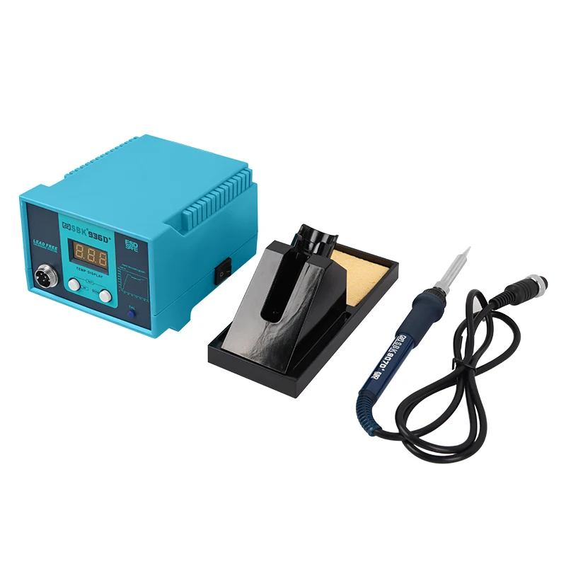 BAKON SBK936D+ Portable Constant Temperature 60W Electric Digital Display Soldering Iron Station