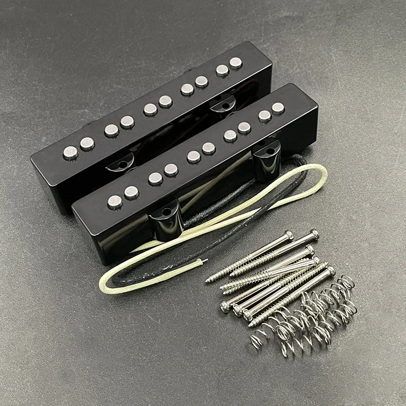 

Alnico 5 Pickup for 5-StringJazz Bass Pickups Neck-9.6K & Bridge-11.1K Pickup Fit 5 Strings Jazz Bass Guitar Pickup Part