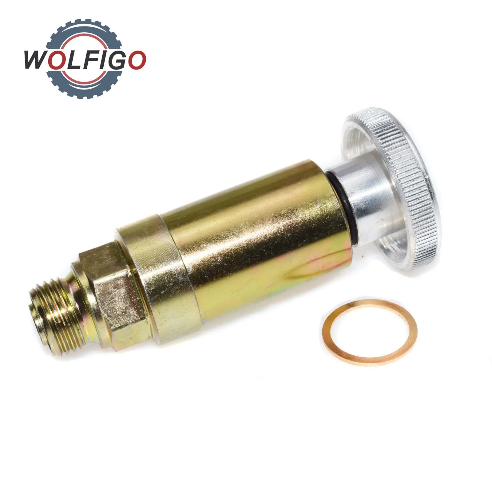 WOLFIGO New Diesel Hand Pump Priming Fuel Pump Hand Primer Oil Diesel Fuel Feed Pump 2447222000 2447222099 For Volvo FIAT