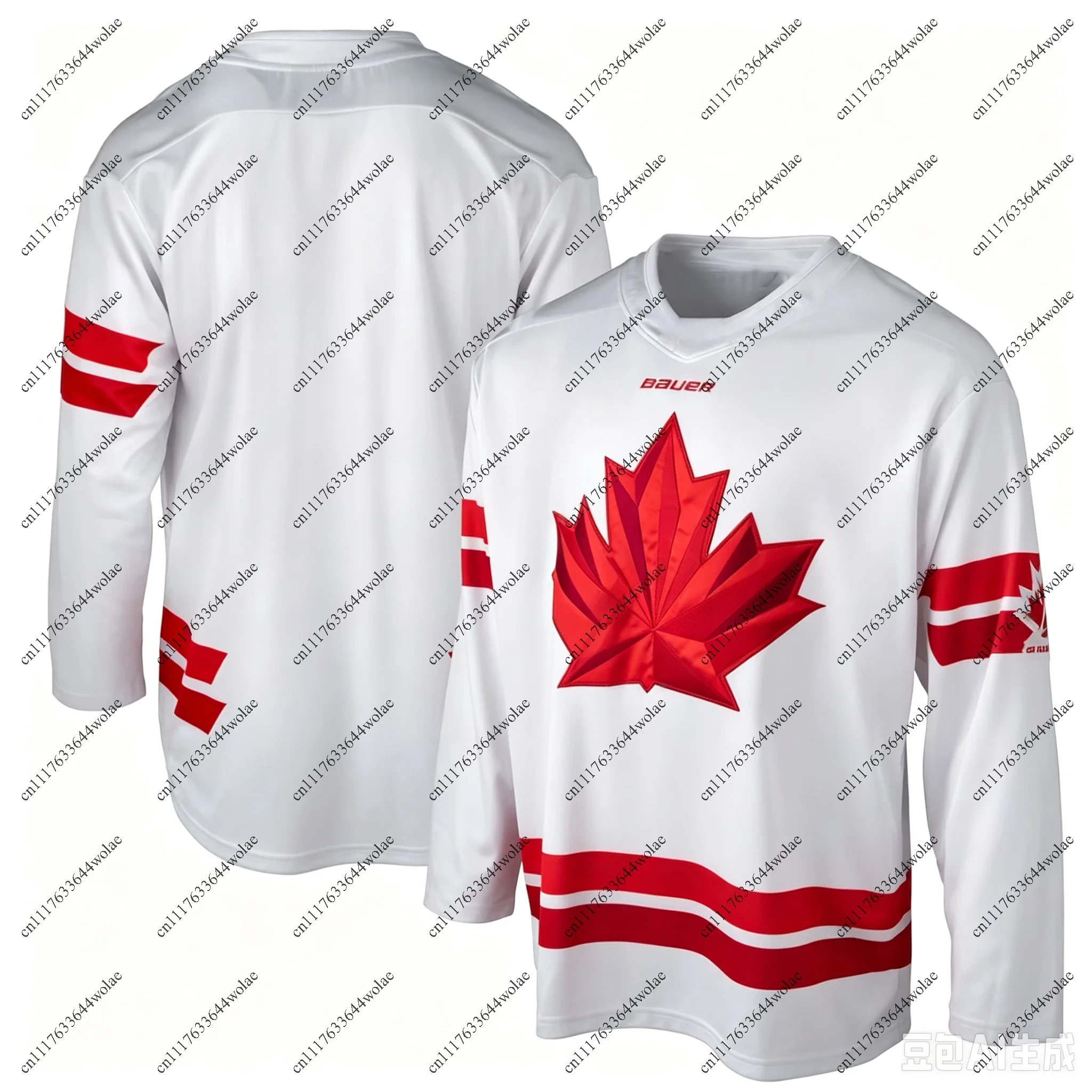 2026 Canada Ice Hockey New Jersey, McDavid Fan Special Edition Ice Hockey Jersey Set Men's Long-Sleeve Athletic Jersey