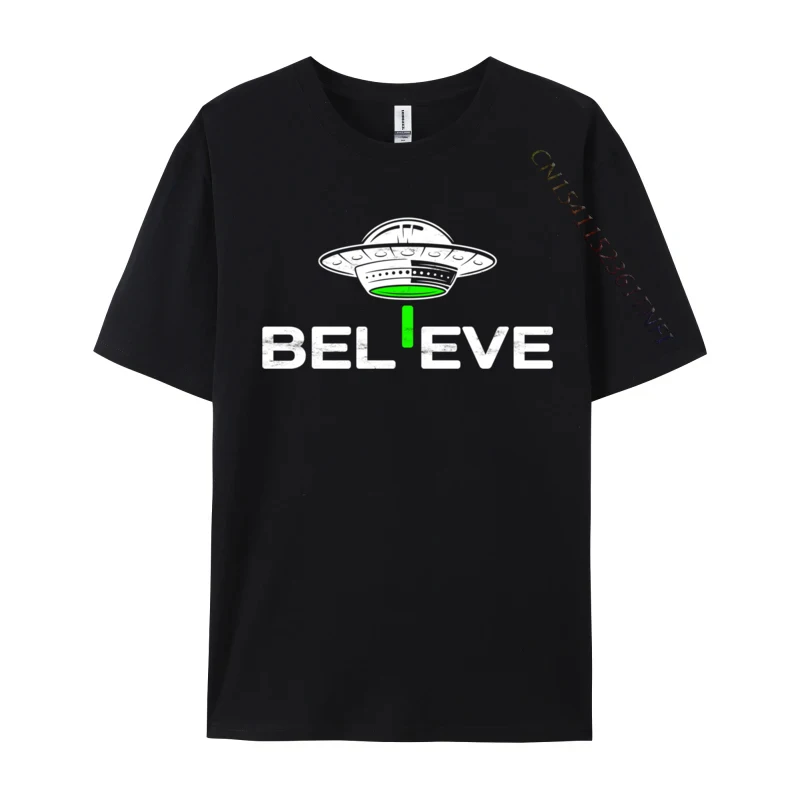 

Funny I Want To Believe Ufo Normal Cotton Men Tshirts Unique Tops Shirts Company Casual Tee Shirt Drop Shipping