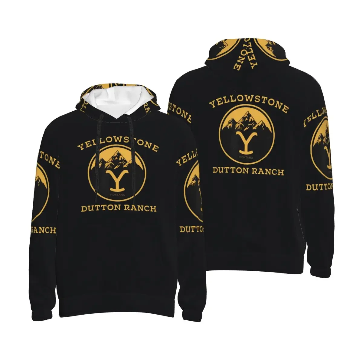 Yellowstone Dutton Ranch Hoodie Hip Hop Pullover Autumn Winter Men's Women's Sweatshirt Long Sleeve Tops