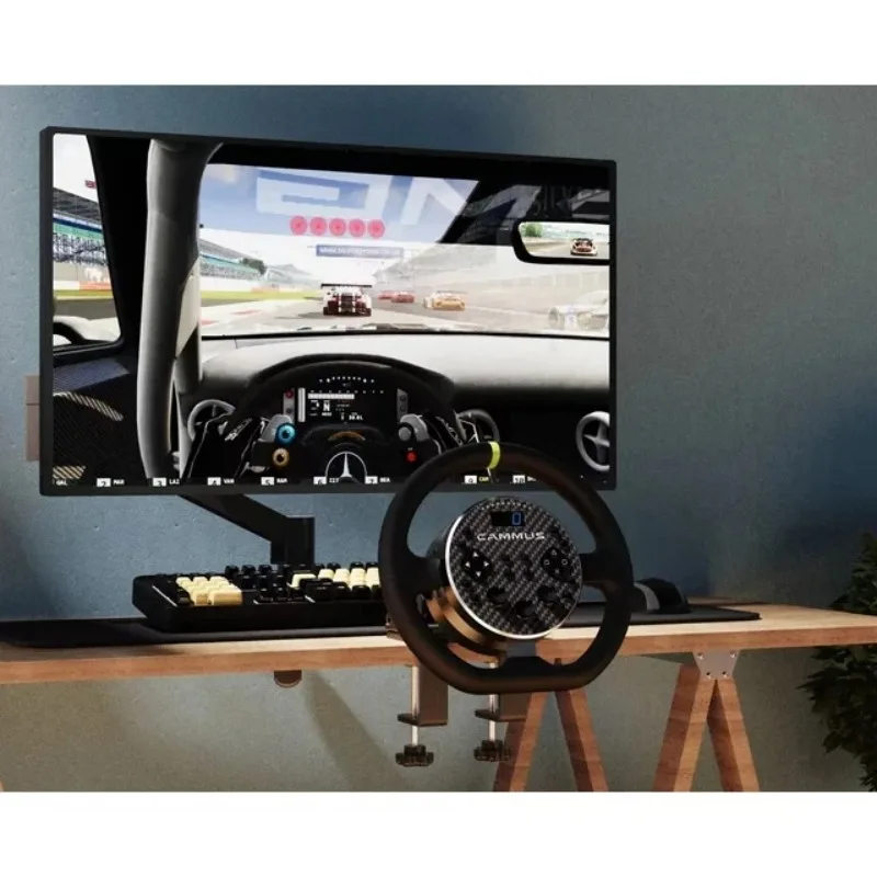 C5 Wholesale 2 in 1 SIM Racing Wired Shifter Stainless Steel Handbreak Race Gaming Steering Wheel Pc Sim Racing Wheel