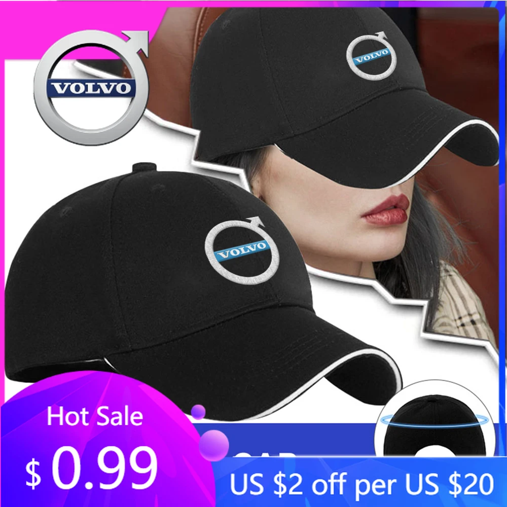 

Кепки-концентраторы Бейсбольная кепка на открытом воздухе Летняя мужская женская спортивная шапка для Volvo Rdesign T6 AWD C30 C70 S40 S60 S70 S90 V40 V50 V60 V70 V90 X