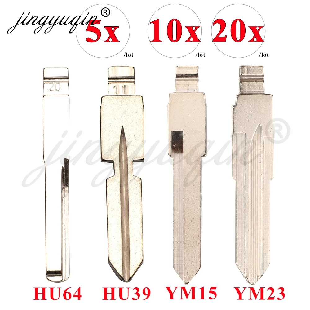 jingyuqin 5/10/20pcs YM15/YM23/HU39/HU64 Car Key Blade for Mercedes Benz Smart Fortwo Vito Actros Sprinter Passion KD VVDI JMD