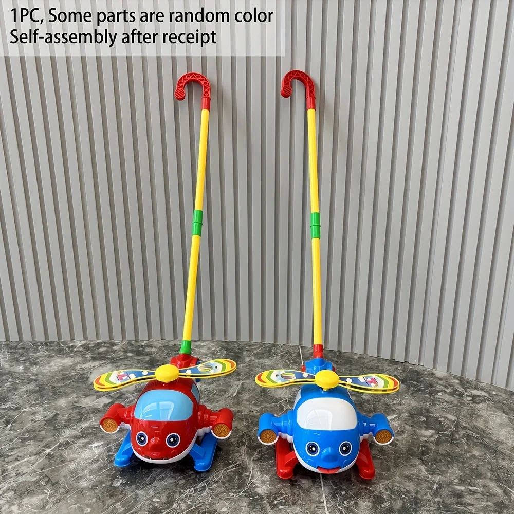 Andador de juguete para bebé, avión o coche de empuje para niños pequeños, juguete para caminar al aire libre para niños y niñas