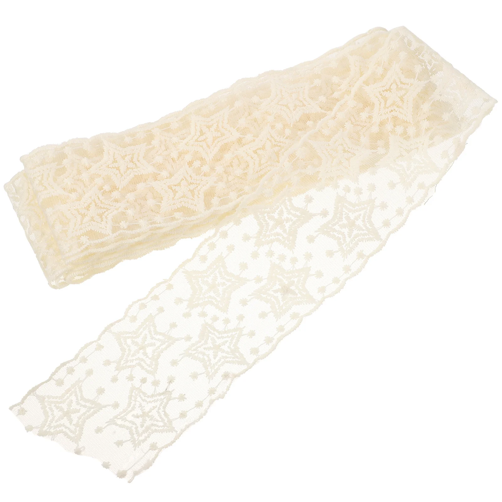 

1 Roll 5 Yards Wide Lace Trim For Diy Craft Clothing Hair Accessories Sewing Fabric Embroidery Decor Trims Hand-Made Dress Trim