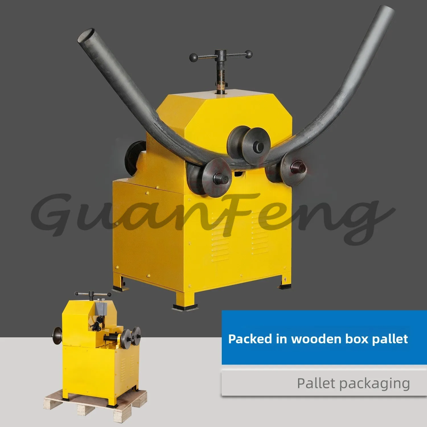 Rolling 360 Degrees Hydraulic Pipe Bender Electric Bending Machine 76B All-Inclusive.Bendable Round Tube and Square Tube Bending
