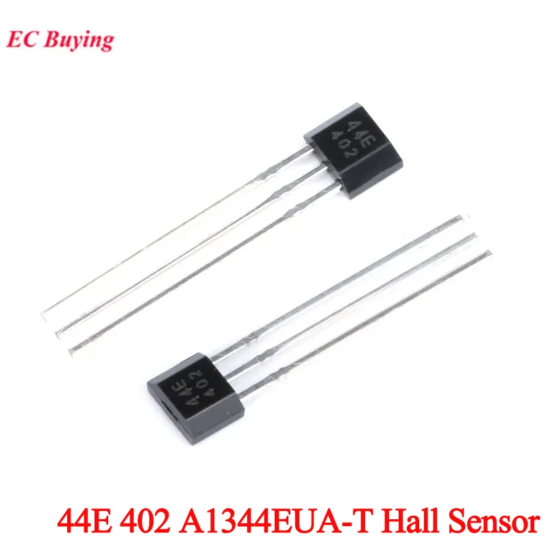 100 sztuk/5 sztuk 44E Element Halla A3144 A3144E A3144EUA OH3144E Silnik czujnika Halla 3144 TO-92S Przełącznik liniowy A1344EUA-T