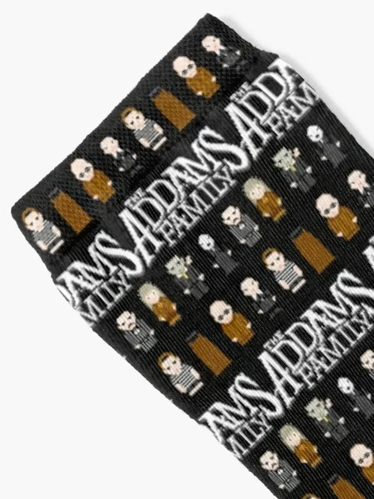 THE FAMILY ADDAMS PIXEL Socks sheer cool funny sock Socks Woman Men's