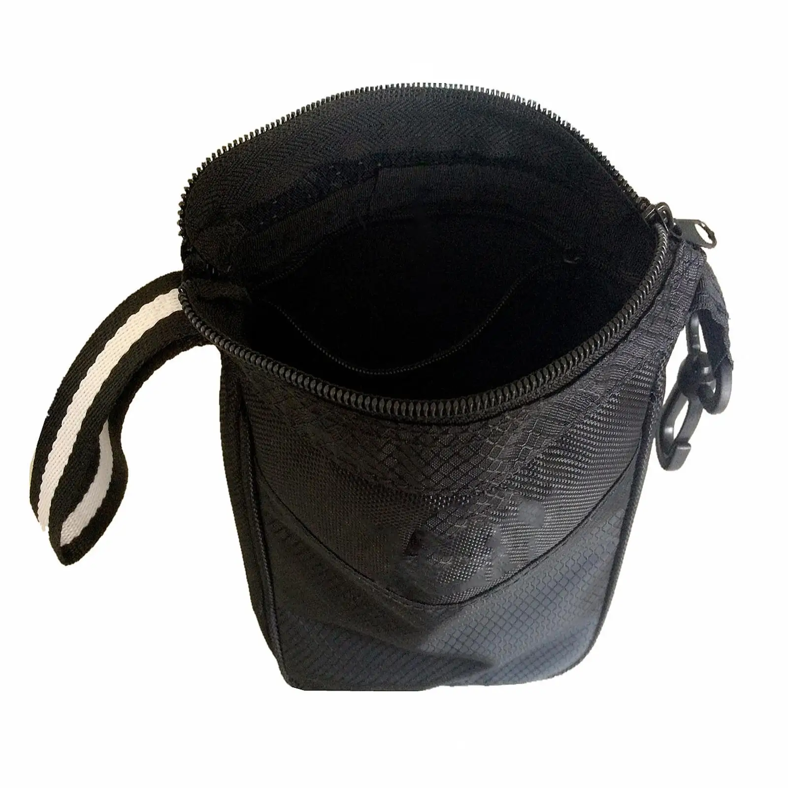 

PU Golf Ball Bag Waist Pack with Golf Club Brush Zipper Golf Bag for Outdoor Sports