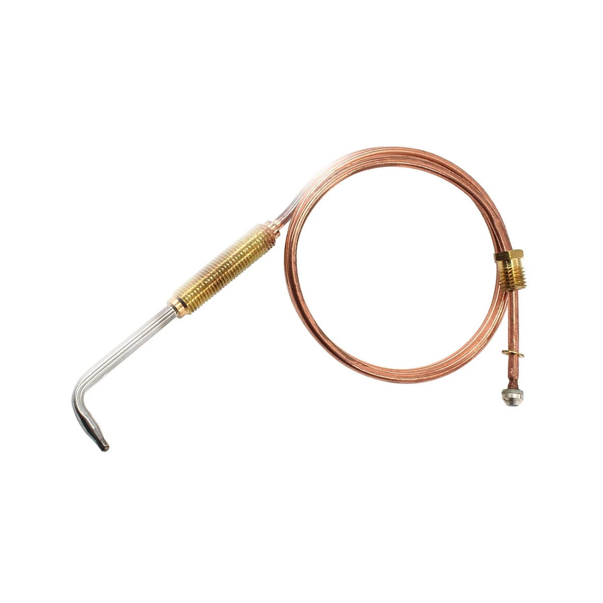Pièce de chauffage thermocouple pour cuisinière à gaz, remplacement de cheminée universel, contrôleur de température numérique, coude 2023, 670mm, 2 pièces