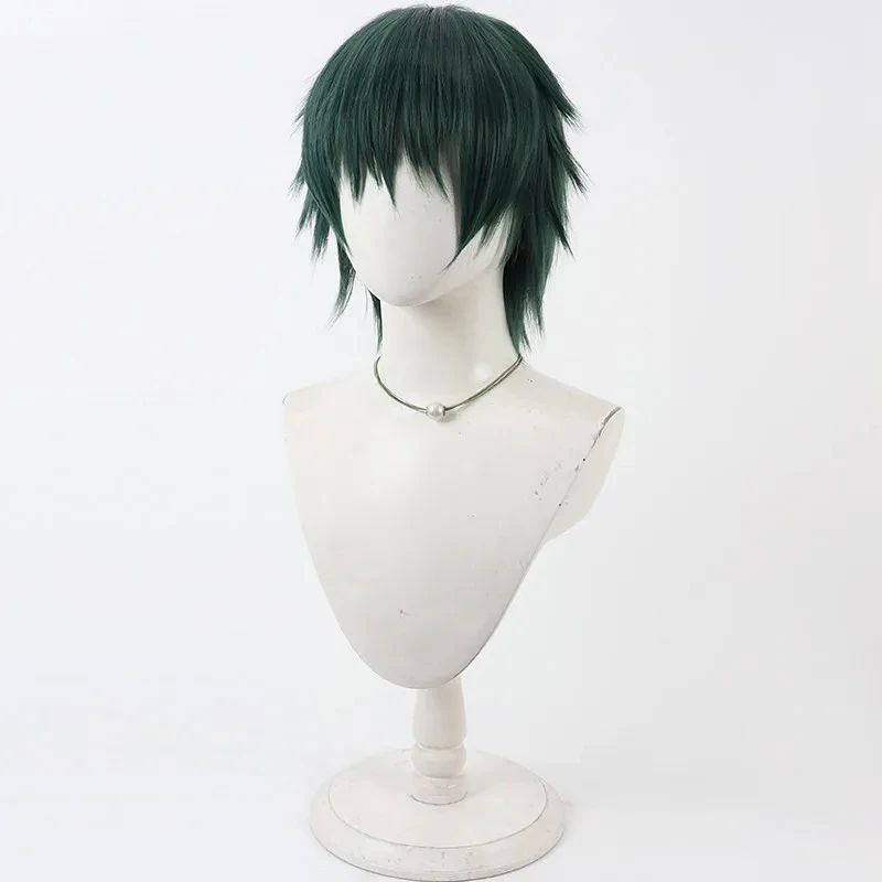 

ER1KAnime Jujutsu Kaisen Maki Zenin Cosplay Wig Short Green Hair Glasses Shimetsu Kaiyuu Halloween Party + Free Cap5H[[