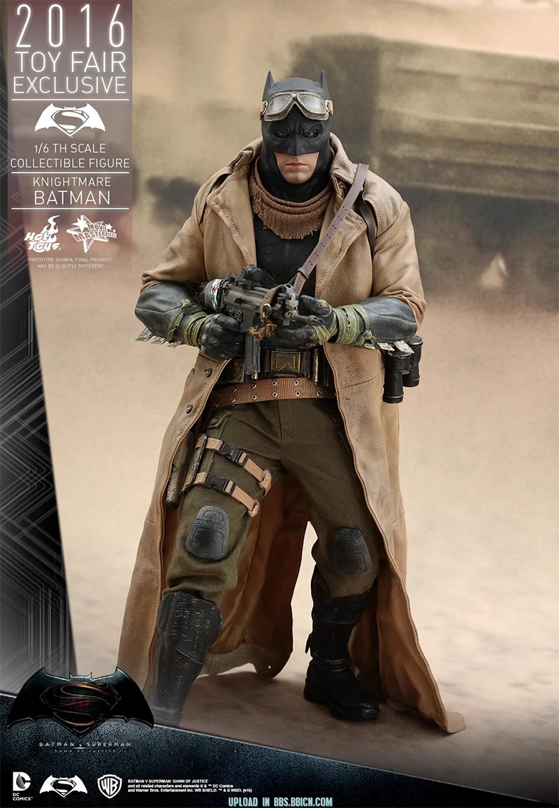 Original HOTTOYS 1/6 MMS372 Desert Batman Action Figure Model Toys 12-inch Collectible Scene Ornaments Gift