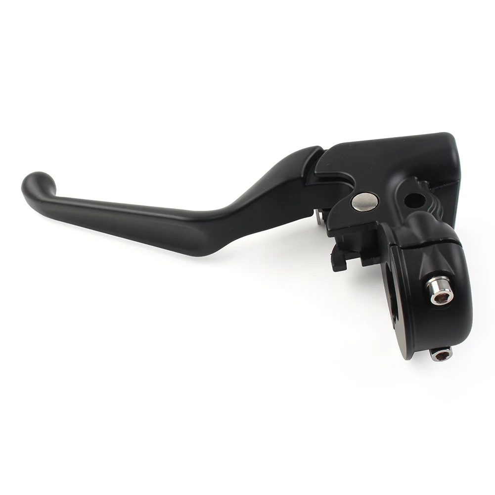 Aluminum Motorcycle Clutch Lever W/ Mount Bracket Black For Harley Davidson Dyna Sportster XL883 XL1200 X48 2008-2013