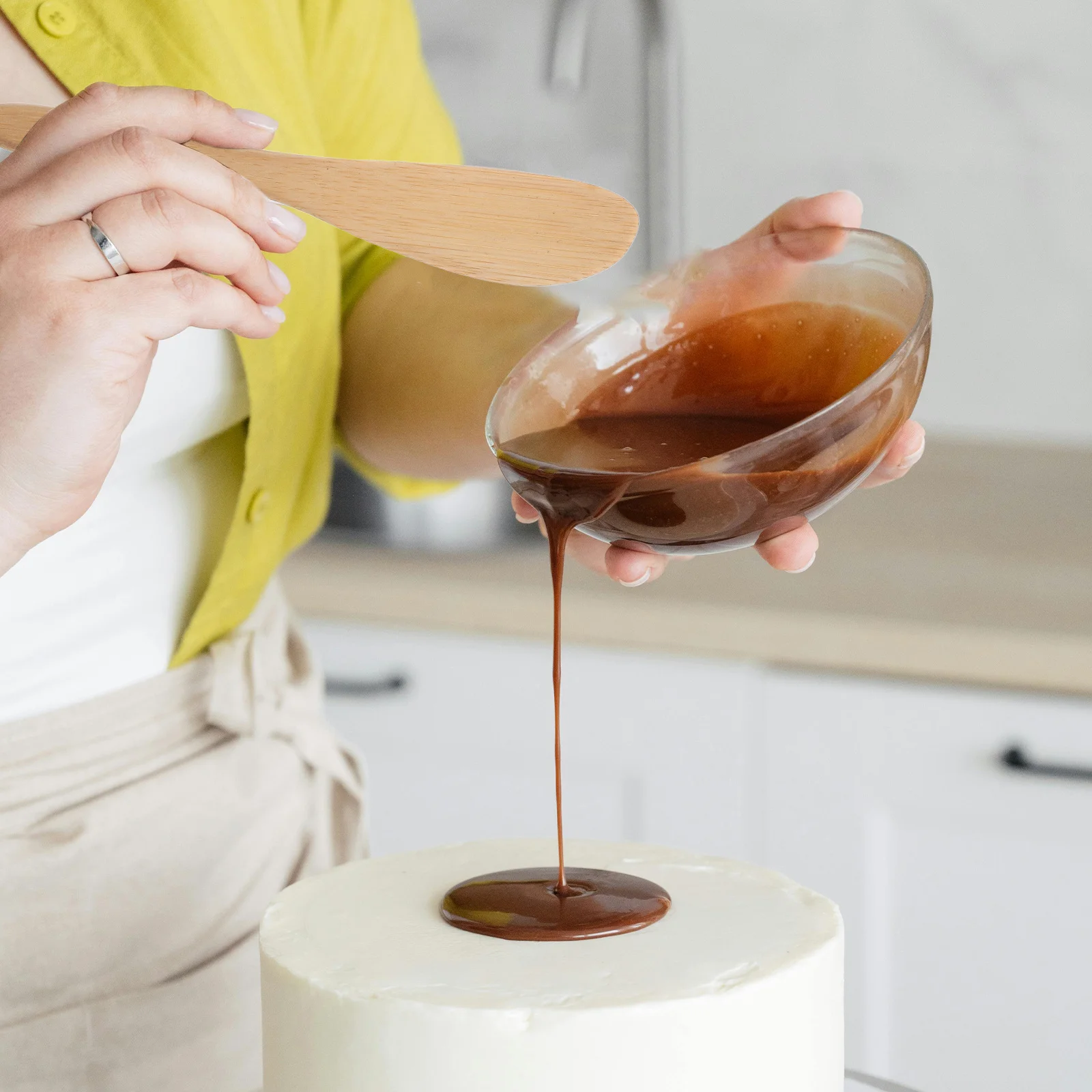 

10pcs Bamboo Butter Cutter Polished Handle Effortless Cutting Heat Insulation Wear-Resistant Kitchen Butter Spatula