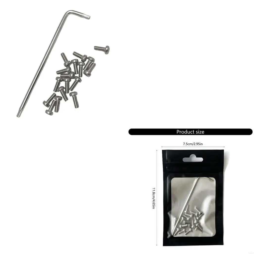 

Replacement Battery Cover Screw Set for M365 Electric Scooter Lightweight Design X37F