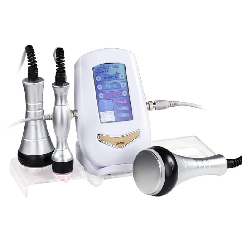 3 IN 1 40KHZ Cavitating Ultrasonic Slimming Machine RF Weight Reducing Massager Anti Wrinkle Firming Skin Care Tool