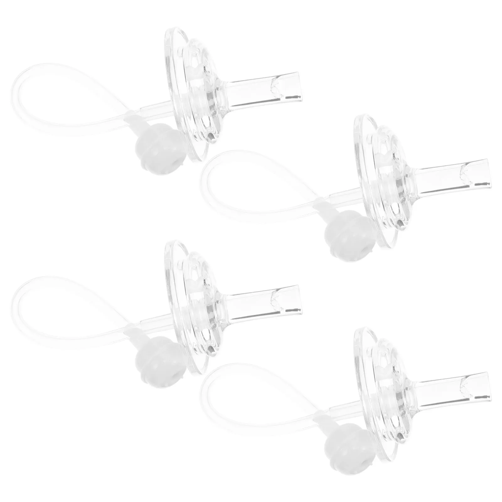 

4Pcs Baby Bottle Strap Replacements Silicone Weighted Straws Wide Opening Dishwasher Safe Reusable Sippy Cup Straws for Toddlers