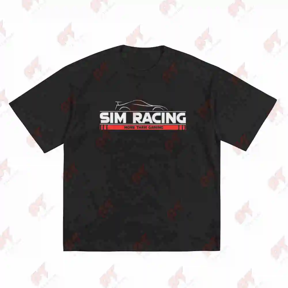 Simracing More Than Gaming Wheel Race Simulator Short Sleeve Tee 100% Cotton T-Shirt
