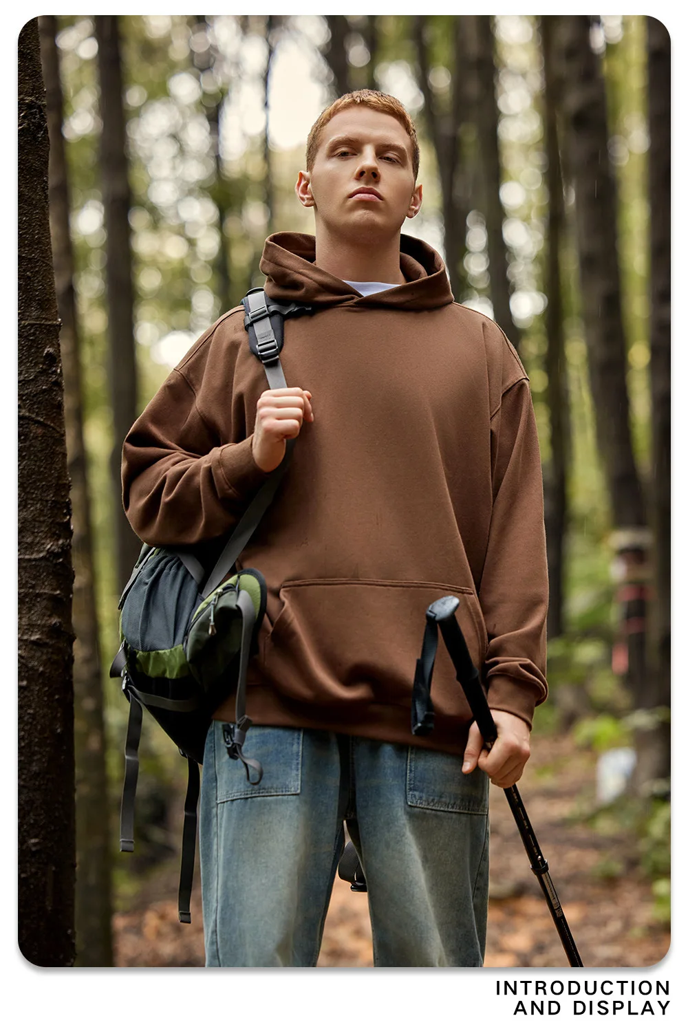 IEFB New Autumn Men's Sweatshirts Hooded Solid Color Lager Pocket Casual Thick Menswear Loose Pullover Male Hoodies 9W424