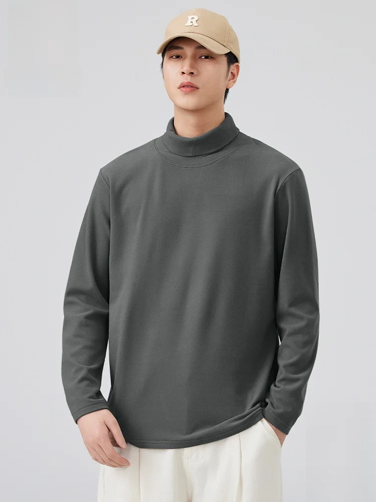 

Мужская футболка PaulFrank с высоким воротником, двусторонняя, повседневная, с длинным рукавом, мягкая, удобная, из полиэфирного волокна