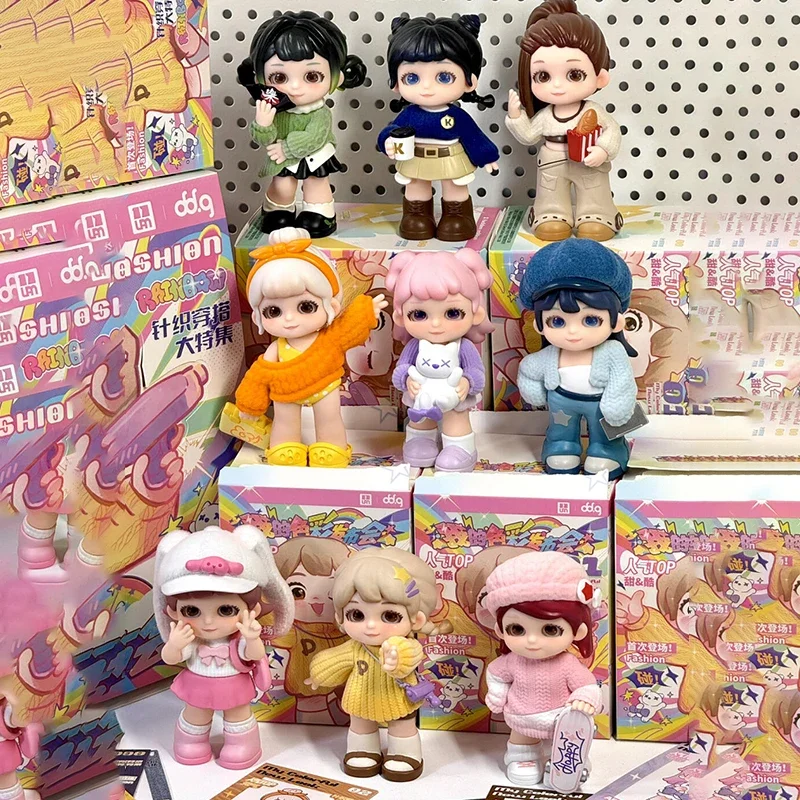 Collezione di sfilate di moda Serie Blind Box Kawaii Action Figure Sorpresa Modello di cartone animato Giocattolo di regali per ragazze