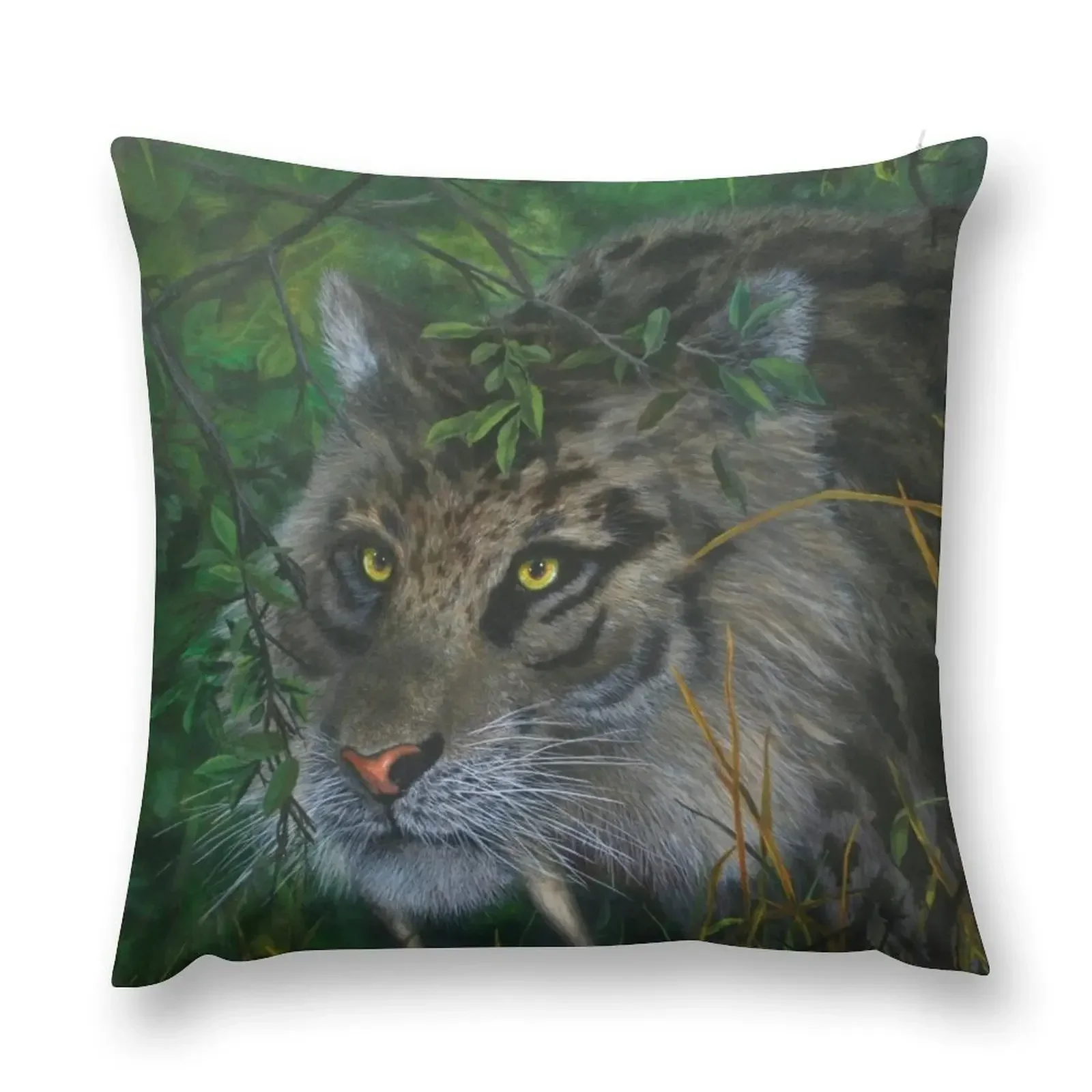 SABER TOOTH TIGER Smilodon fatalis Throw Pillow Pillowcases For Pillows Anime pillow