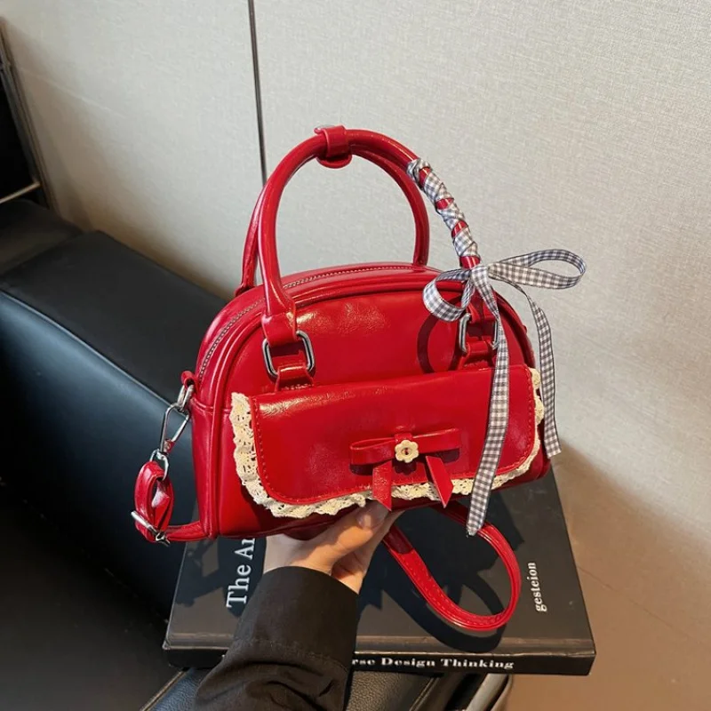 

Популярная женская сумка через плечо, роскошный брендовый кожаный материал, легкий и шикарный для легкого стиля