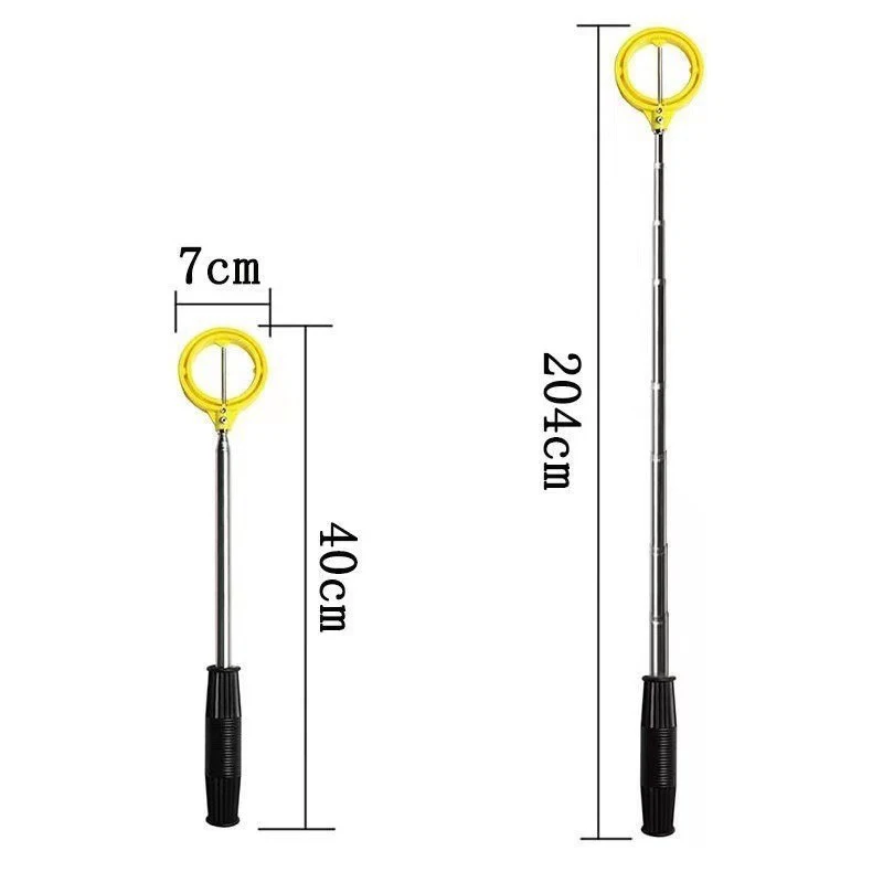 Recogedor de bolas de Golf telescópico, recogedor de bolas de Golf, Ayuda de entrenamiento, recogedor de cuchara de bloqueo automático