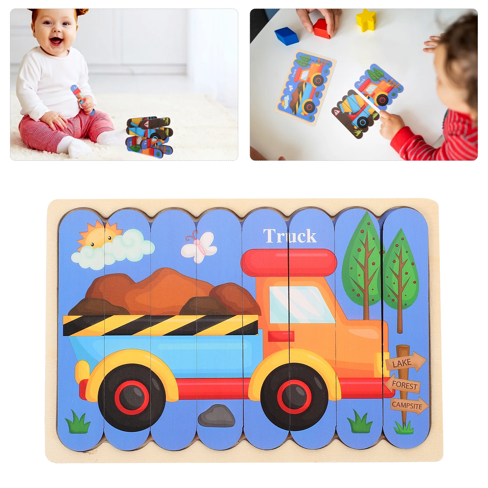 Quebra-cabeça de madeira brinquedos crianças brinquedo educativo crianças brinquedo educativo criança quebra-cabeça pensamento lógico criança jogos de aprendizagem