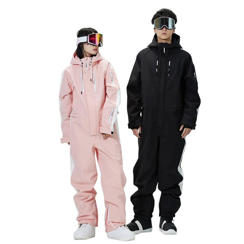 Women\'s Ski Jumpsuit Boys and Girls Winter Outdoor Snow Suits Warm Waterproof Unisex Ski Jumpsuit New Snow Suit Couples Ski Suit