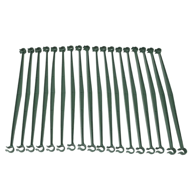 AD23-36 قطعة أذرع حصة لقفص الطماطم 11.8 بوصة نبات بلاستيكي قابل للتوسيع يدعم موصلات تعريشة لنباتات التسلق