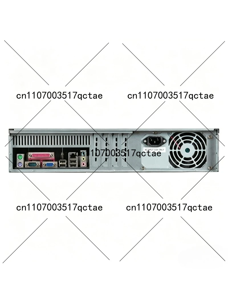 2U chassis dustproof, short 330MM standard PC power supply MATX main board monitoring server firewall ROS chassis