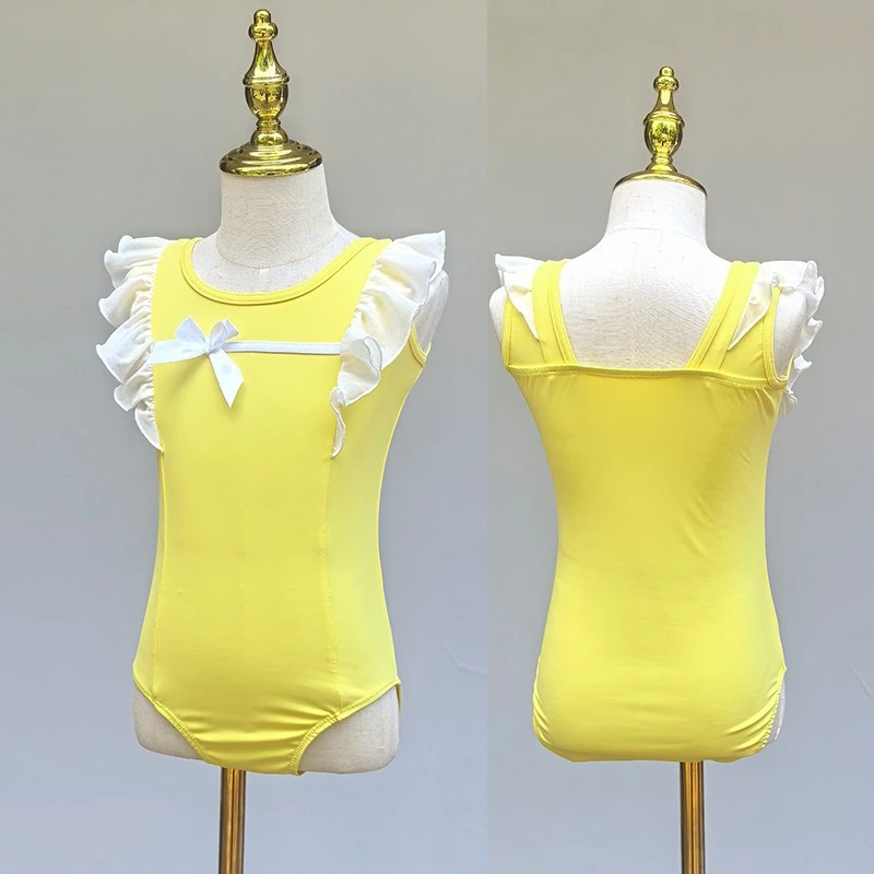 القوس الباليه ثياب للفتيات ملابس الرقص الأطفال الباليه توتو التنانير وتتسابق الجمباز رومبير الاطفال مرحلة الأداء الملابس