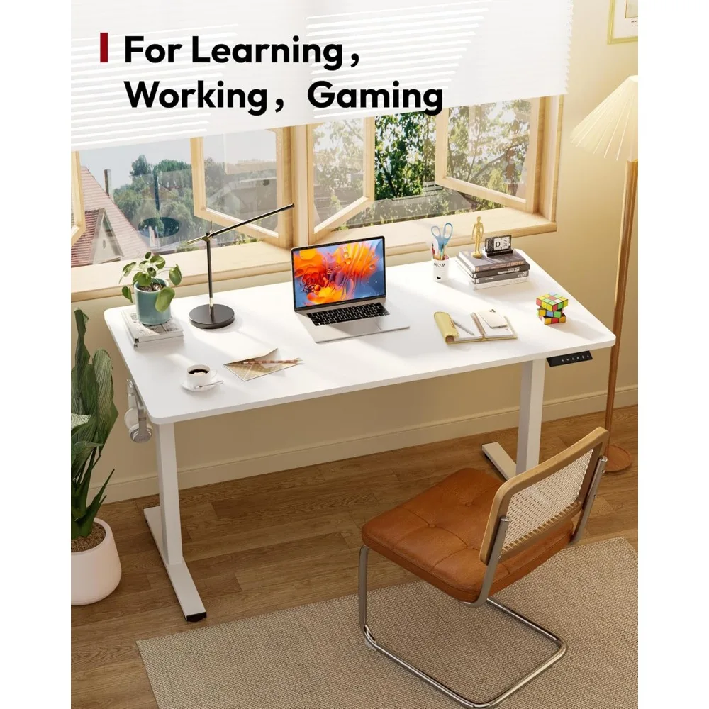 مكتب قائم كهربائي 79 × 32 بوصة ارتفاع قابل للتعديل مع 6 أزرار تحكم مكتب كمبيوتر مريح مع لصق الخنزير