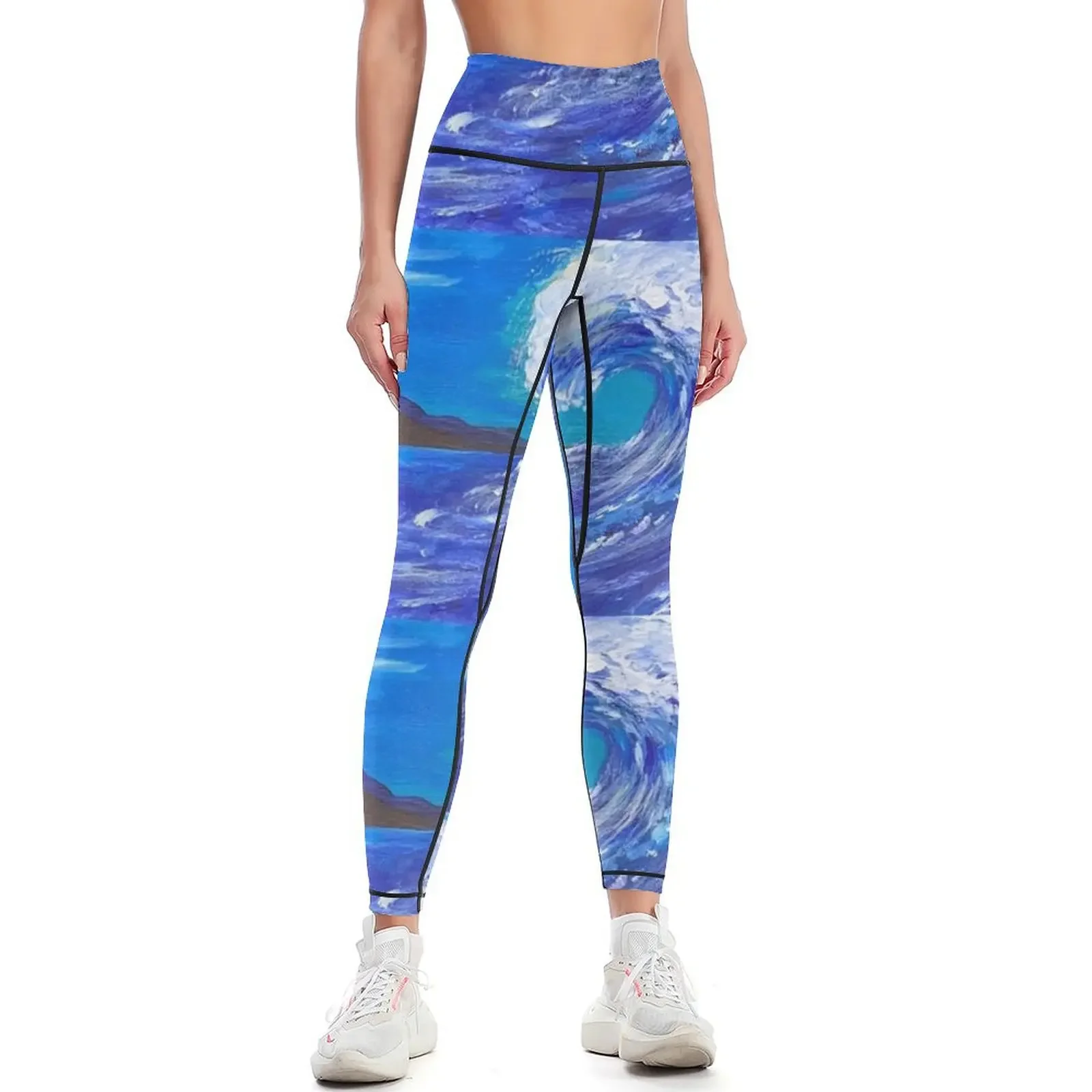 

Surf's Up Hawaii Leggings sport legging Sweatpants Leginsy push up gym pants Womens Leggings