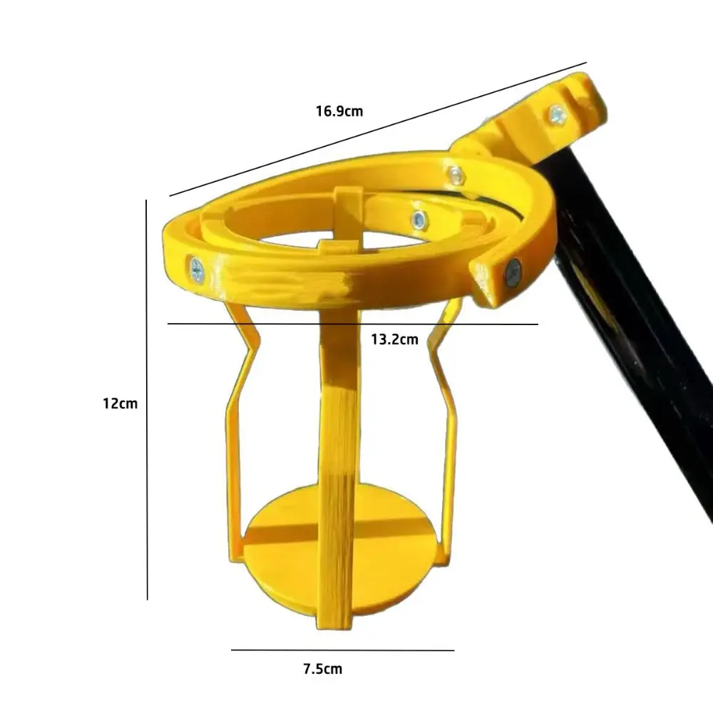 Picture 3: No Spill Gyroscopic Cup Holder Adjustable Clip Hanging 3D Motorcycle Drink Holder Self Leveling Multifunctional Cup Holder Clamp