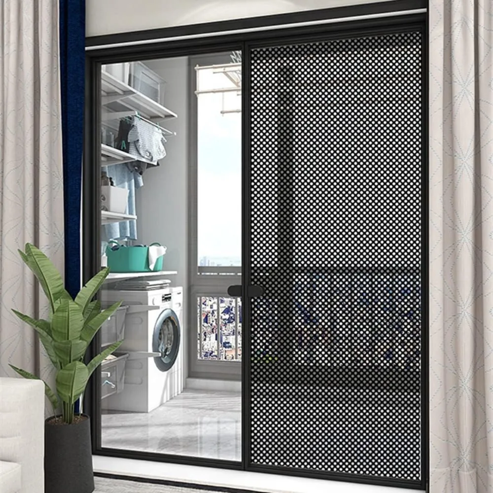 Durable PVC Window Film Self Adhesive Dot Pattern Glass Decal Sun Insulation Light Blocking Shade Film Car Window Shade