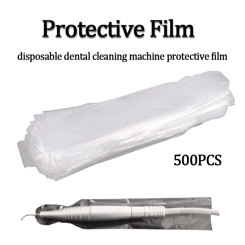 

500Pcs Dental Ultrasonic Scaler Sleeve Handle Protective Cover Disposable Sleeves Dental Material