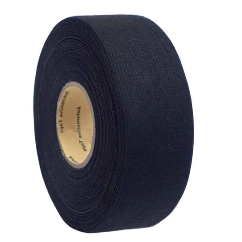 

15-метровая термостойкая огнестойкая лента шириной 9/19/25 мм, клейкая тканевая лента для автомобильного жгута проводов, защита ткацкого станка