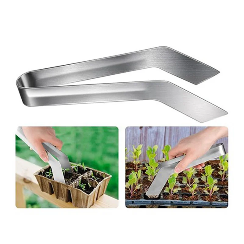 

MAKE-садовые растения, инструмент для пересадки рассады, ручка-мути, плоскогубцы для пересадки, 8,7 дюйма, 3 шт.